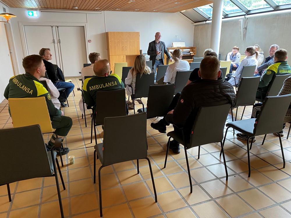 Starvsfelagið á vitjan hjá Klaksvíkar sjúkrahúsi