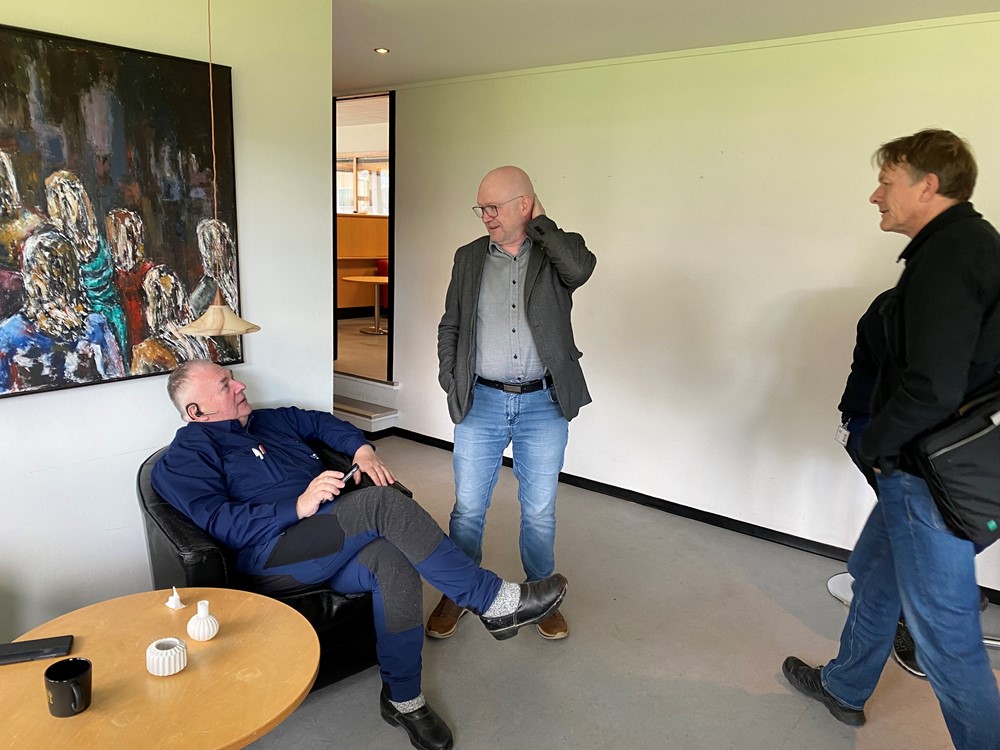 Starvsfelagið á vitjan hjá Føroya Tele í Klaksvík